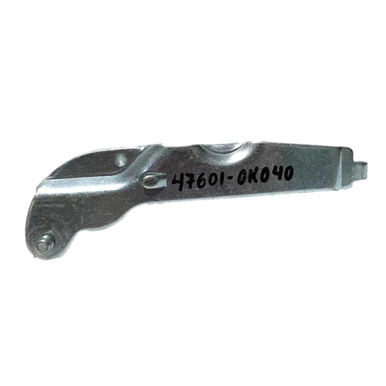 PLANCHA FRENO RH TOYOTA HILUX 2TR/1KD/2KD 05---. TAIWAN 47601-0K040
