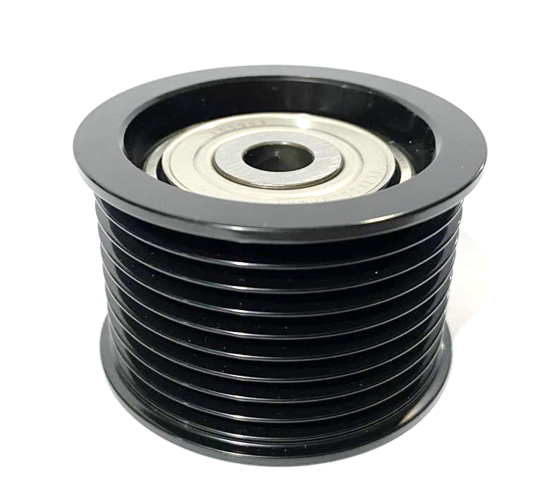POLEA ACANALADA TOYOTA LAND CRUISER 1VD/07- 9PK. ORIGINAL TOYOTA GENUINO JAPAN 16603-51010 /PU105529RMXY/9PK2250 10x55x59x38