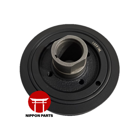POLEA CIGUEÑAL TOYOTA 4RUNNER TACOMA 3RZFE.  HASAKI TAIWAN. 13408-75030, TC01008 32mm diámetro int x 146mm diámetro ext x 61mm alto