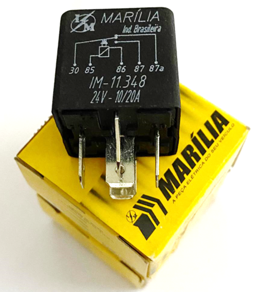 RELAY DE LUZ 24V DE 5 CONTACTOS  MARILIA BRASIL 