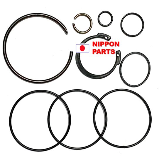 REPARO BOMBA HIDRAULICA TOYOTA FZ180 1FZ TZK  JAPON 04446-60060 / Total 10uds /1ud reten 18x32x7 1ud 3x57.5x63 1ud 2x34.5x40.5 1ud 2x15x14 3uds 2mm 3uds 1.5mm