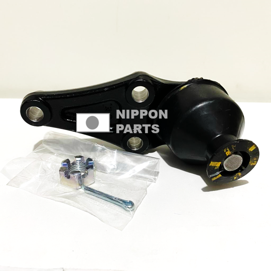 ROTULA SUSPENSION INFERIOR FRONTAL MITSUBISHI MONTERO 6G74 4G64 TRITON L200. ORIGINAL MITSUBISHI GENUINO TAILANDIA 4013A314 / 4013A090 1ud chaveta 1ud tuerca 15mm diám interno x 24mm diám externo x 13mm alto 1ud rotula 16mm 3huecos 12mm diám interno