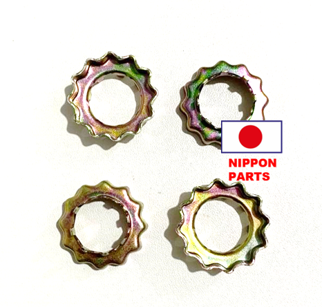 SEGURO TUERCA PUNTA EJE TOYOTA COROLLA TOYOTA GENUINO JAPAN 43525-20011 / 10 unidades