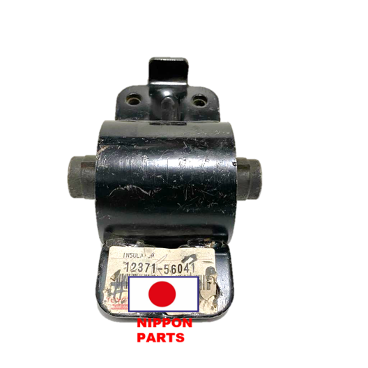 SOPORTE CAJA TOYOTA 2C TOYOTA GENUINO JAPAN 12371-56041/ 15mm diámetro 4 orificios cónicos 8mm diám 40mm distancia 181.5mm largo x 85mm diámetro x 120mm alto