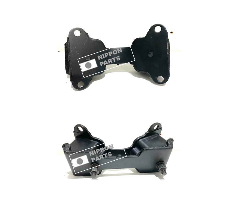 SOPORTE CAJA TOYOTA LAND CRUISER 1HZ MTM I&amp;R TAILANDIA 12371-17010/ 4huecos de 8mm 247mm largo x 79mm ancho