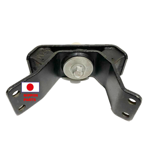 SOPORTE CAJA TOYOTA LAND CRUISER PRADO VAG./HILUX/4RUNNER 3RZ-FE 95--. ORIGINAL TOYOTA GENUINO JAPAN 12371-75030 / 128mm largo 11mm orificios 25mm distancia 64mm 63mm 145mm alto