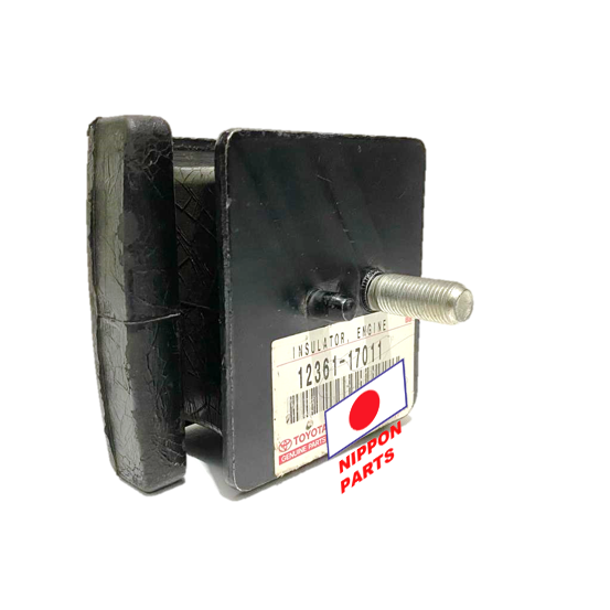 SOPORTE MOTOR TOYOTA 1HZ HZJ80 TOYOTA GENUINO JAPAN 12361-17011 /35x37x80/109x90