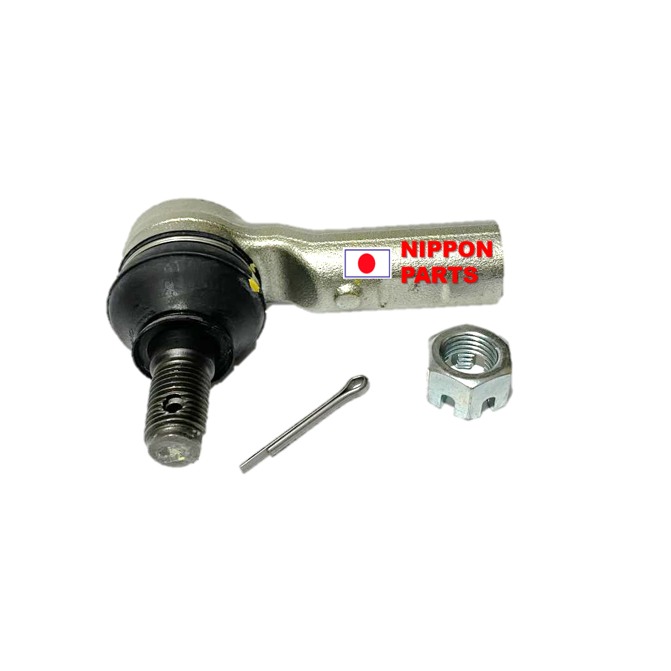 TERMINAL CORTO DE CREMALLERA TOYOTA GENUINO HILUX 2015 --LH 45046-09800/20 -- 1ud terminal 14 Izquierda x 15mm 1ud tuerca 12.5x19x13 1ud chaveta