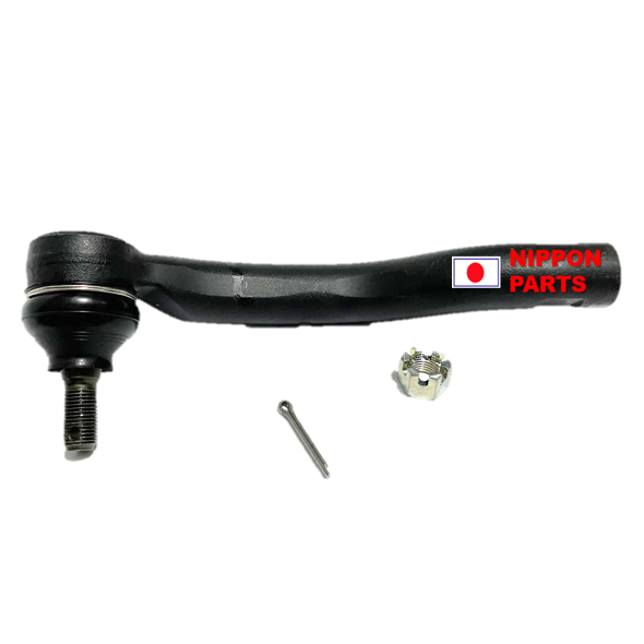 TERMINAL DIRECCION CORTO RH TOYOTA RAV4 2005- TOYOTA GENUINO JAPAN 45046-49195 / 1ud terminal 14mm derecha x 12mm 1ud tuerca 11mm x 17mm x 12mm 1ud chaveta