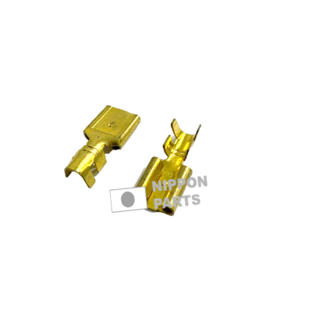 TERMINAL INSTALACION HEMBRA GRANDE MARILIA BRASIL 10 mm, 5mm P.CABLE x 25mm LARGO IM-182