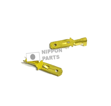 TERMINAL DE INSTALACION BRASILERO 6mm x 25mm LARGO MACHO P.3mm CABLE