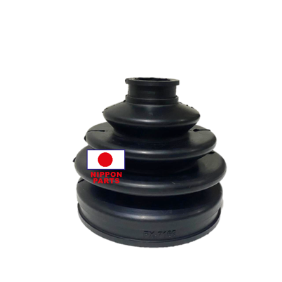 GUARDAPOLVO JUNTA MITSUBISHI/NISSAN VQ35 RUBBER B.PERU/GOLVIM MB-160657/05-413 RB-4142/FX-7169 Diám int:25.5 mm x Diám int:83.50 mm x Alto:91mm