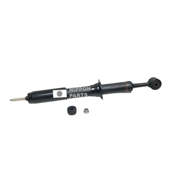 AMORTIGUADOR DELANTERO TOYOTA 2TR HILUX FORTUNER 2005--. ORIGINAL TOYOTA GENUINO TAILANDIA 48510-09K80/ 165cm largo x 14mm x 12mm diámetro punta 1ud tuerca 11mm x 24mm x 14mm 1ud buje 12mm x 38mm x 18mm