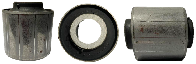 BUJE BANDEJA TRASERA TOYOTA LAND CRUISER VAGONETA 1FZ.  ORIGINAL TOYOTA GENUINO JAPAN 48702-60031 /28X50X45