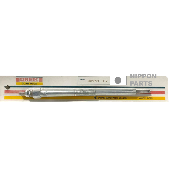 BUJIA PRECALENTADORA NISSAN PATHFINDER R51 YD25DDTI /X-TRAIL YD22ETI.  DREIK JAPAN 11065-AD200 LT: 80mm Longitud: 21mm Grosor: 5mm 11V  DGP-2771/CP-72