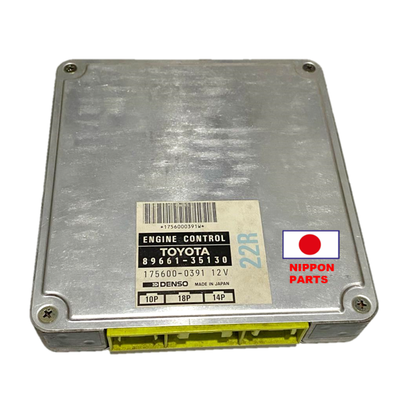 CEREBRO ELECTRONICO CONTROL DEL MOTOR TOYOTA HILUX 22R/ 4RUNNER ORIGINAL TOYOTA GENUINO JAPAN 89661-35130 / 175600-0391 12V