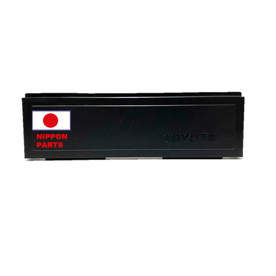 COBERTOR DE RADIO TOYOTA LAND CRUISER HDJ80.PRADO,COROLLA 4AF,COASTER 14B. UNIVERSAL EN TOYOTA.  ORIGINAL TOYOTA GENUINO JAPAN. 55522-32010 / 180mm largo x 54mm alto