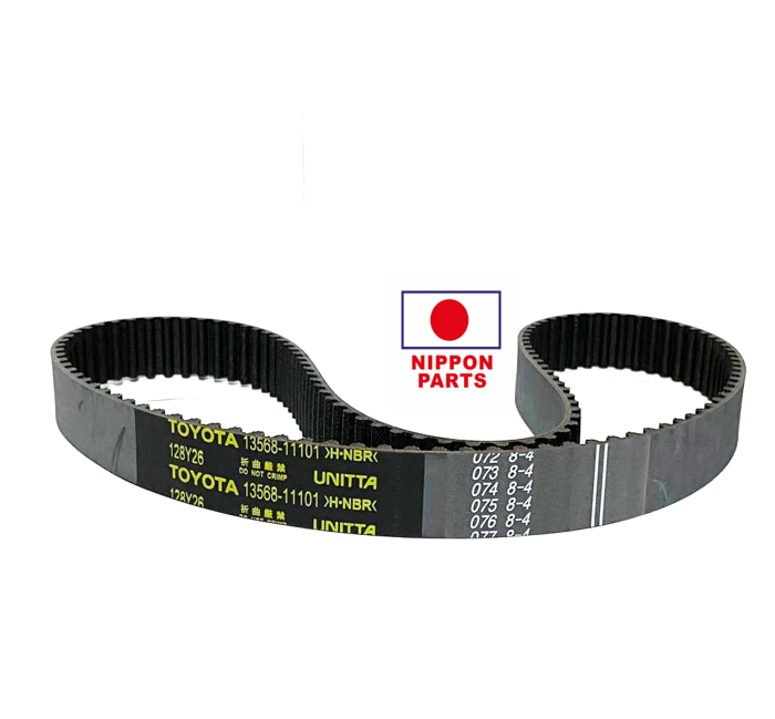 CORREA DISTRIBUCION TOYOTA 5EF. ORIGINAL TOYOTA GENUINO JAPAN 13568-19116/15042 128Y26/ 128DIENTES REDONDO