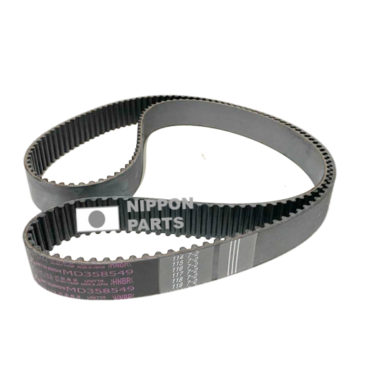 CORREA DISTRIBUCION VAGONETA MITSUBISHI MONTERO 6G74 2002--- TURBO 201 DIENTES/REDONDO. ORIGINAL MITSUBISHI GENUINA JAPAN MD-358549 / 201YU32