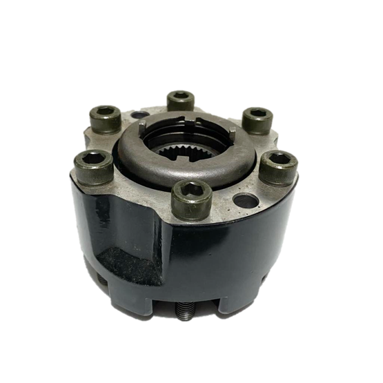 CUERPO NEUTRALIZADOR TOYOTA LAND CRUISER. ORIGINAL TOYOTA GENUINO USA 43508-60041/2 //6 pernos 10mm diámetro x 75mm largo - 30 dientes 9mm diámetro interno x 16mm diámetro x 109mm diámetro externo x 74mm alto