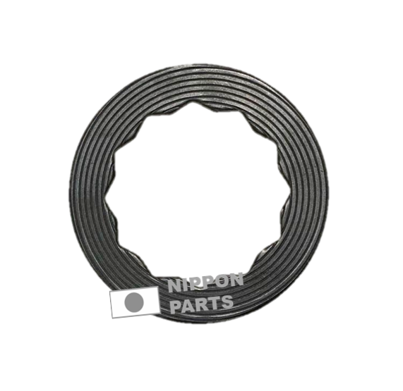 DISCO FRICCION PLANETARIO NISSAN FRONTIER 2007-- KA24DE C/BLOQUEADOR/ DATSUN TRUCK 89-97/QYD21 89-92. ORIGINAL NISSAN GENUINO JAPAN 38433-C6002/ 51mm diámetro interno x 7.2mm diámetro externo x 1.5mm grosor