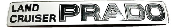 EMBLEMA DE TOYOTA LAND CRUISER PRADO  3RZ 2002&quot; TRASERO &quot;. ORIGINAL TOYOTA GENUINO JAPAN 75435-60090.