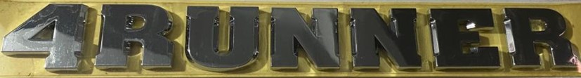 EMBLEMA TRASERO RH TOYOTA 4-RUNNER 1GRFE 2002-03-04. ORIGINAL TOYOTA GENUINO JAPAN 75445-35050