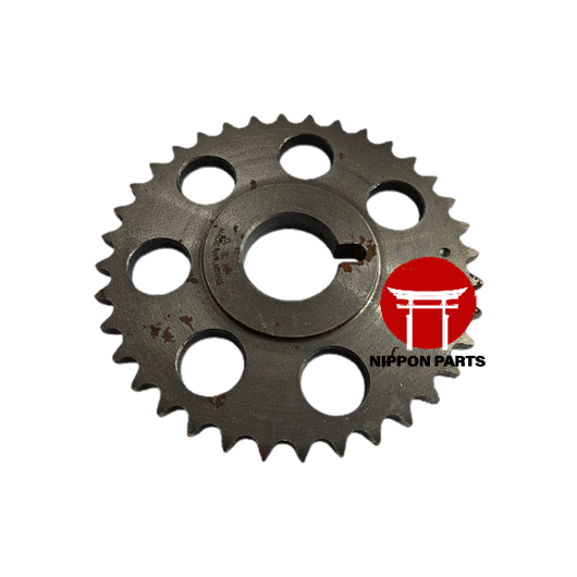 ENGRANAJE DISTRIBUCION LEVA, GRANDE TOYOTA 2RZ, 3RZ.  OSK JAPAN 13523-7502 36Dientes x 27.5mm diámetro int x 113mm diámetro ext x 9mm Alto