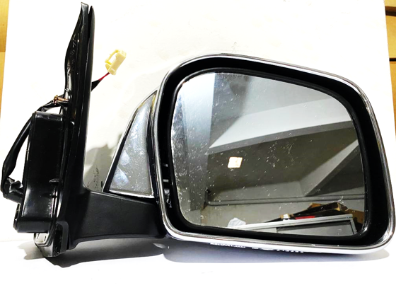 ESPEJO LATERAL CROMADO RH ELECTRICO TOYOTA HILUX 98-- 2KDFTV/2L/2LT/2RZFE/3L,LN145/KDN190L. ORIGINAL TOYOTA GENUINO JAPAN 87910-35470 / E4 012086