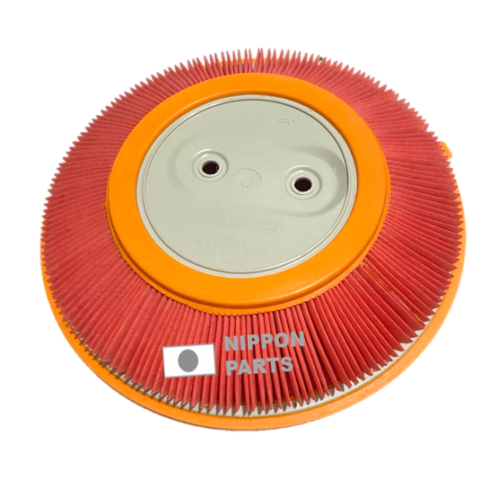 FILTRO AIRE NISSAN KA24E-KA24DE D22U,D21U,D21.CMTA. 89-2012. ORIGINAL NISSAN GENUINO JAPAN 16546-86G00/G03S0 // Diámetro externo: 33cm x Altura: 61mm x Diámetro interno: 12mm
