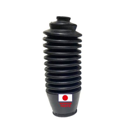 GUARDAPOLVO CREMALLERA CORTO COROLLA IC/2E/MRE MECANICA 5826 JAPAN 45536-12011 Diám inf:12mm x Diám sup:32mm x Alto:168mm