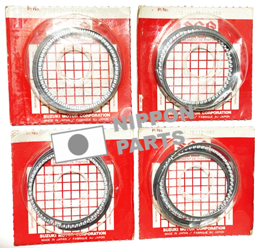 JGO ANILLAS MOTOR SUZUKI SJ410 0.50 0 0.25. ORIGINAL SUZUKI GENUINO JAPAN 12140-75112