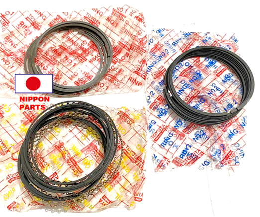 JGO ANILLOS STD TOYOTA 1UZ  98--. ORIGINAL TOYOTA GENUINO JAPAN 13011-50120/ 8uds 88mm diámetro 8uds 1mm 16uds 1mm 8uds 0.5