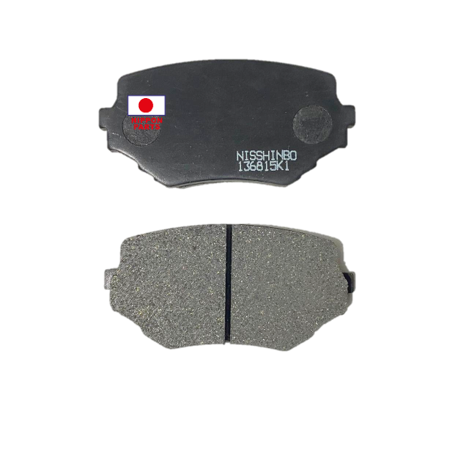 JGO DE PASTILLAS DE FRENO SUZUKI GRAND VITARA 1995--. NISHINBO JAPAN. 55200-77E00 PF9382/A451K Ancho:14.5mm x Alto:55mm x Largo:110mm