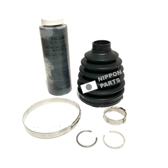 JGO GUARDAPOLVO CON ABRAZADERA Y GRASA JEEP GRAND CHEROKE 2005. ORIGINAL MOPAR GENUINO USA 5140759AA / 2 seguros 1abrazaderas pequeña y 1 grande 1ud grasa 30mm diámetro interno x 90mm diámetro exteno x 110mm alto