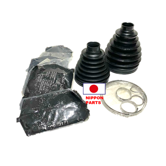 JGO GUARDAPOLVO TRICETA TOYOTA TUNDRA 2004. ORIGINAL TOYOTA GENUINO USA 04427-0C020/ 2uds seguro 2uds abrazaderas grandes y 2uds abrazaderas pequeñas 4uds grasas 1ud guardapolvo 31.5mm diám int x 105mm diám ext x 110mm alto 1ud guardapolvo 32mm diám int x 113mm diám ext x 136mm alto