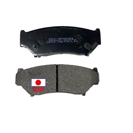 JGO PASTILLAS F.DELANTERO SUZUKI VITARA 93-01  V6, SEDEKICK 96-98 UNI BRAKES. 55200-56870 A370K/D556/PF-9301 Ancho:15mm x Alto:43mm x Largo:103.5mm