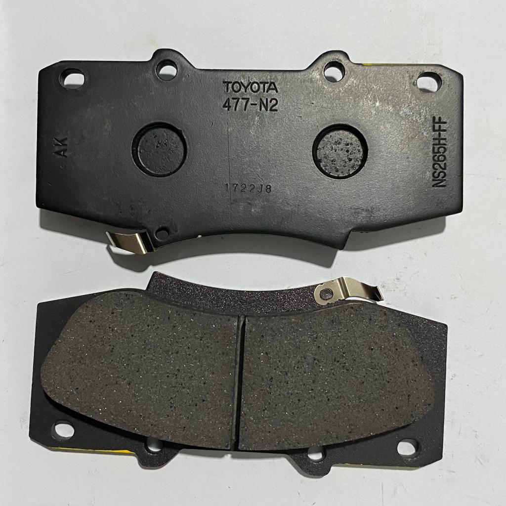 JGO PASTILLAS FRENO DELANTERA TOYOTA HILUX 2TR 08--. ORIGINAL TOYOTA GENUINO JAPAN 04465-0K330/ 143.5X67.5X17