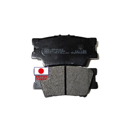 JGO PASTILLAS FRENO TRASERO TOYOTA RAV4 2007 COROL 06--NZE141G/ZRE142/NZE151H UNI BRAKES CH 04466-42060 A733K  Ancho:16mm x Alto:49mm x Largo:97mm