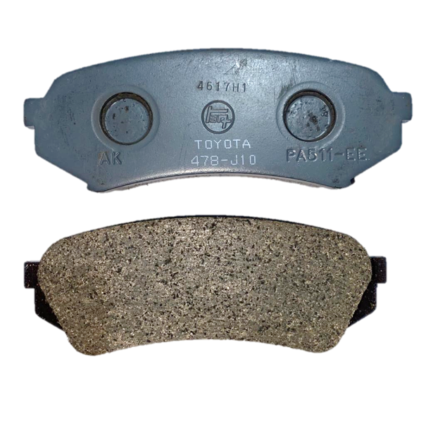 JGO PASTILLAS FRENO TRASERO VAGONETA TOYOTA LAND CRUISER UZ100 ,HDJ80. 90-98. ORIGINAL TOYOTA GENUINO JAPAN 04466-60070/ 45x123