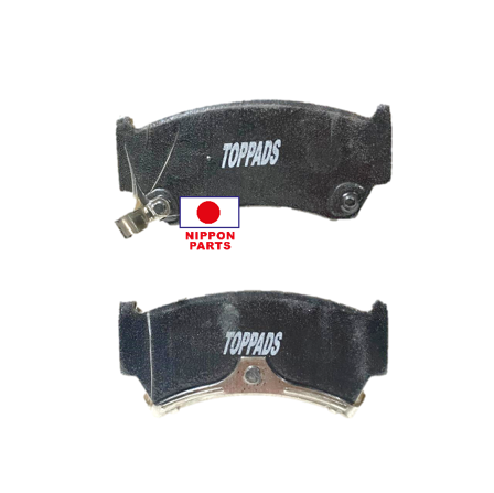 JGO PASTILLAS TACO FRENO B14 94-97 NISSAN TOPPADS 41060-0M892-S Ancho:17mm x Alto:46mm x Largo:108mm