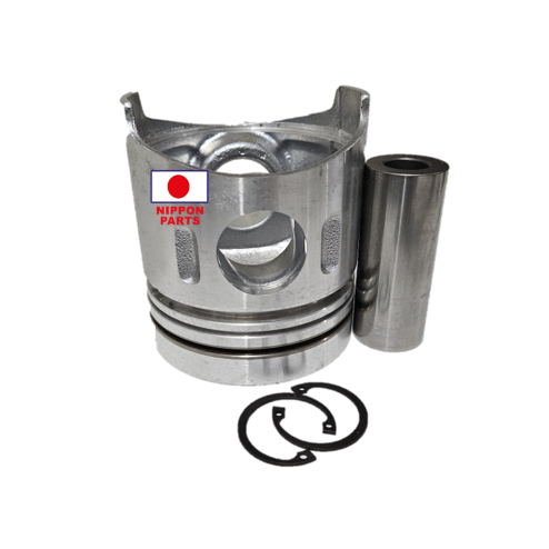 JGO PISTONES STD MITSUBISHI 4D31 100.000MM C/ALFIN TEIKIN TAIWAN ME-012131-STD 43168A-ALFIN Diámetro externo:100mm x Pasador:34mm x Altura:111mm