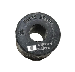 [34641] BUJE DE PERNO ESTABILIZADOR NISSAN FRONTIER KA24DE/D22. ORIGINAL NISSAN GENUINO JAPAN 56112-V0100/ 10mm diámetro interno x 25.5mm diámetro externo x 15.5mm alto