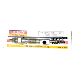 [20409] BUJIA PRECALENTADORA TOYOTA COROLLA 1C-2C-2CNEW 11V.  DREIK JAPAN 19850-64020 LT: 99mm Longitud: 28mm Grosor: 5mm  DGP2040