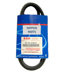 [38736] CORREA D/H SUZUKI BALENO Y COMPRESOR NISSAN PATROL TB48DE. ORIGINAL SUZUKI GENUINO JAPON. 49180-63G10/ 4PK915