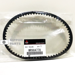 [19804] CORREA DISTRIBUCION CHICA MITSUBISHI 4G65/4G68 RVR 65D/R. ORIGINAL MITSUBISHI GENUINO JAPAN MR-984778 /65YU13