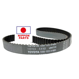 [3100] CORREA DISTRIBUCION TOYOTA 2E 86-94. ORIGINAL TOYOTA GENUINO JAPAN 3568-19025/11053/123Y24/A387Y24M 123 DIENTES 24mm alto