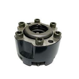 [19034] CUERPO NEUTRALIZADOR TOYOTA LAND CRUISER. ORIGINAL TOYOTA GENUINO USA 43508-60041/2 //6 pernos 10mm diámetro x 75mm largo - 30 dientes 9mm diámetro interno x 16mm diámetro x 109mm diámetro externo x 74mm alto