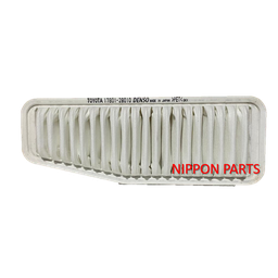 [16568] FILTRO AIRE MOTOR, TOYOTA RAV-4 2000--- 1AZFE ORIGINAL DENSO TOYOTA GENUINO JAPAN 17801-28010 375x133x50