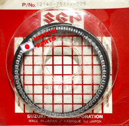 [14204] JGO ANILLAS MOTOR SUZUKI SJ410 0.25 = 0.10. ORIGINAL SUZUKI GENUINO JAPON 12140-75112 / 0.25